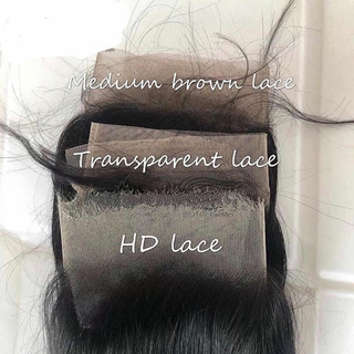 Full Lace Closure 4*4 Silk Straight Hd Lace Closure Human Hair Frontal Closure Hair