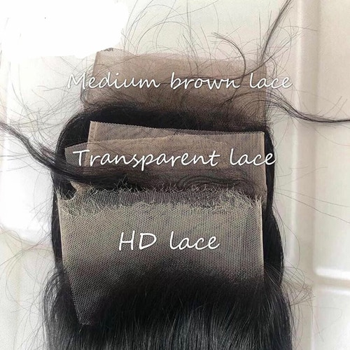 Full Lace Closure 4*4 Silk Straight Hd Lace Closure Human Hair Frontal Closure Hair