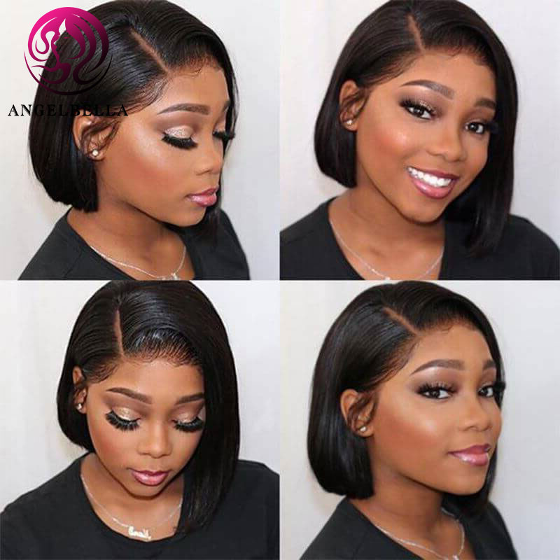 wholesale bob wigs with bang cheap human hair brazilian hair wigs