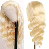 Blonde Lace Front Wig Human Hair For Women 13x4x1 T Part Blonde Body Wig Human Hair 150% Density