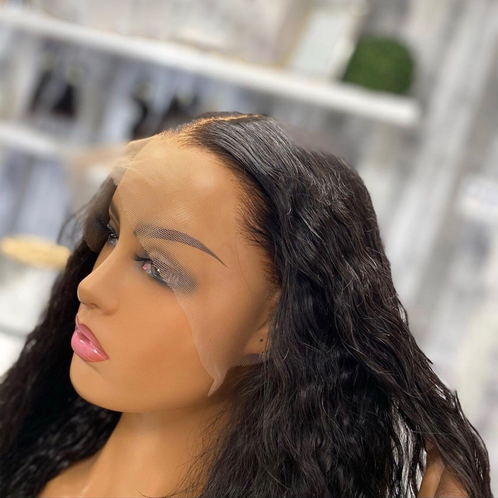 13x6 Deep Wave Lace Frontal Human Hair Lace Front Wigs for Women