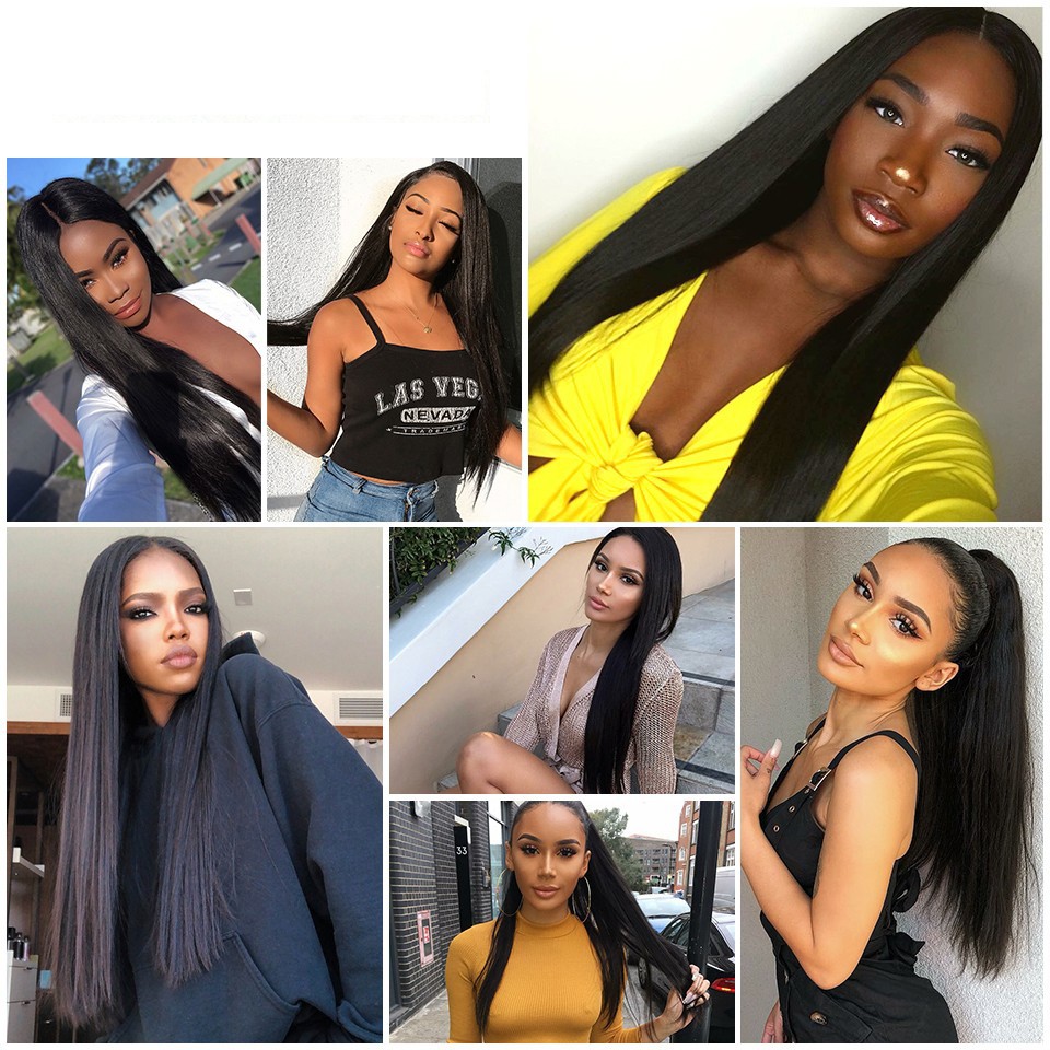 13x6 HD Lace Frontal Wigs 28 30 Inch Straight Lace Front Wig Peruvian Human Hair Wigs for Women Remy Hair