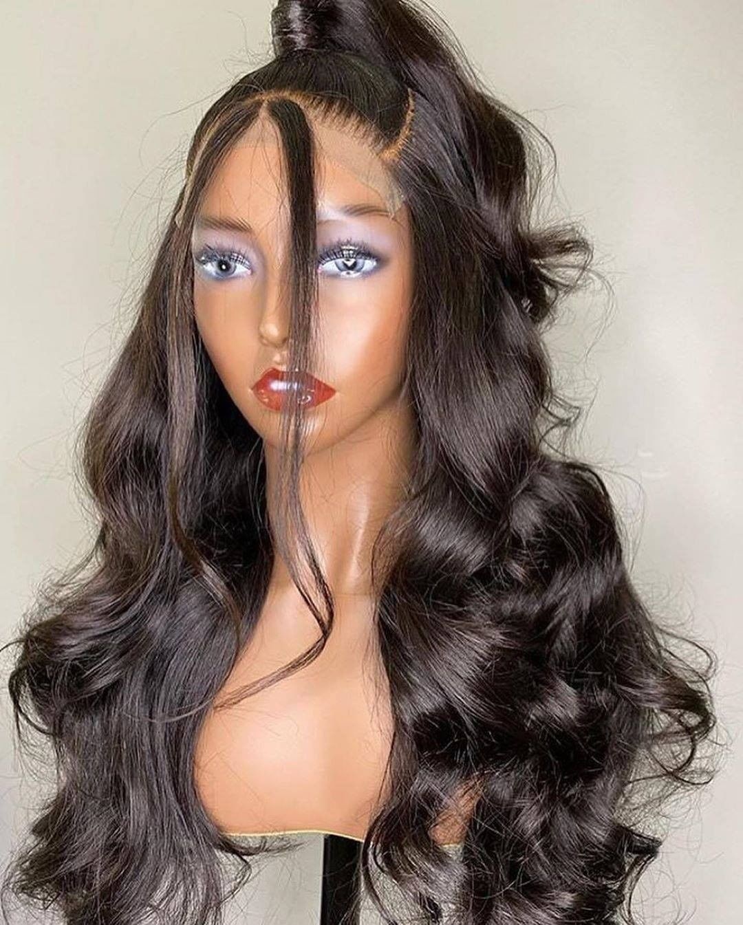 13x6 Swiss Transparent Lace Frontal Pre Plucked Lace Front Wigs