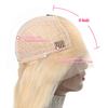 Good Quality Transparent 613 Frontal Blonde Wig Brown Roots