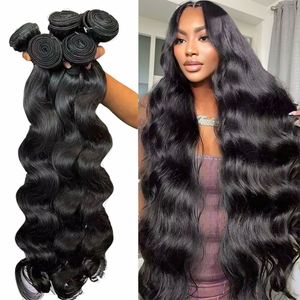 AngelBella Wholesale Raw Hair Bundle Vendors Bulk Double Drawn Weft Hot Sale Body Wave Human Hair Extensions