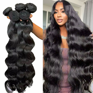 AngelBella Wholesale Raw Hair Bundle Vendors Bulk Double Drawn Weft Hot Sale Body Wave Human Hair Extensions