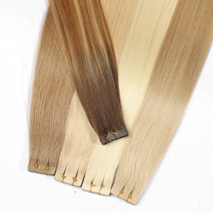Bone Straight Tape Extensions 100% Raw Virgin Human Hair Cuticle Aligned Weft Tape Extensions Natural Hair Extensions Wholesales