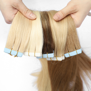 Tape in Hair Extensions Cuticle Aligned Hair Natural Wholesale 100% Raw Virgin Human Hair Tape in Extensions