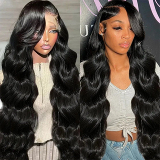 AngelBella High Quality 13x4 30 Inch Glueless Hd Lace Frontal Wigs 220% Density Body Wave Indian Human Hair Wig for Women