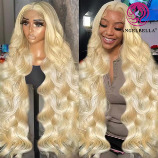 Wholesale 30 Inch 613 Blonde Glueless Lace Frontal Wig Brazilian Human Hair Wigs Transparent Lace Front Wig with Baby Hair