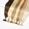 AngelBella Wholesale I-tip Hair Extensions Cuticle Aligned Bone Straight I-tip Hair Extensions 100% Raw Virgin Human Hair