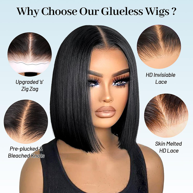 Humanl Hair Short Wigs Hair Vendors Transparent Part Lace Wig Brazilian Hair Wigs