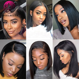 Human Hair Bob Wig Transparent Lace Closure Wigs Wholesale Lace Wig 4x4 Closure Wigs