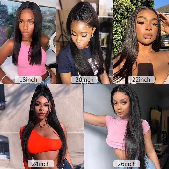 Best Online Wig Store Straight Brazilian Lace Front Hair Wig