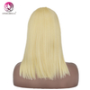 Straight Honey Blonde 613# Long Bob Wig for Women 180 Density Raw Virgin Hair Full Lace Closure Wig