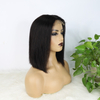 Short Lace Closure Bob Wig T Part 4x1 Remy Human Hair for Black Women