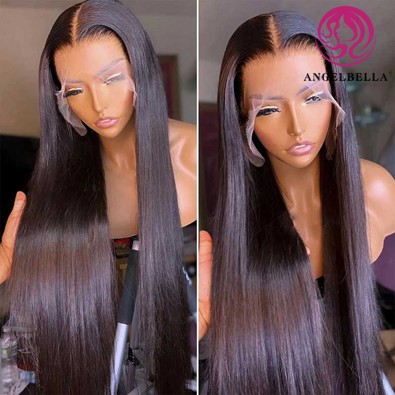 AngelBella Queen Doner Virgin Hair Brazilian Virgin Straight Hair 100% Unprocessed Human Hair Extensions Bundles 