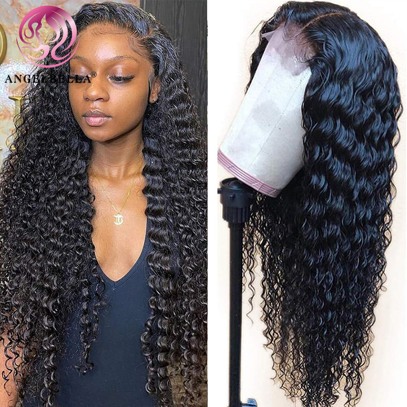 AngelBella DD Diamond Hair Wholesale Deep Wave HD 13x4 Human Hair Lace Front Wig 
