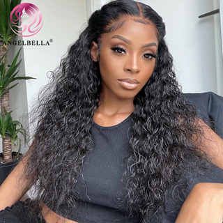 AngelBella DD Diamond Hair Wholesale Human Hair Wigs 13X4 HD Lace Frontal Wig Water Wave Human Hair Wig