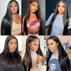 Angelbella Queen Doner Virgin Hair 13x4 Straight HD Lace Front Wig Brazilian Human Hair Wigs For Women 