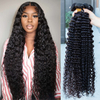 Brazilian Hair Supplier Wholesale Natural Form High Quality Water Wave Double Drawn Virgin Human Hair Extensions Bundles