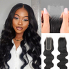 2022 6X6 Lace Closure Human Hair Transparent Lace Free Part Silky Straight With Baby Hair