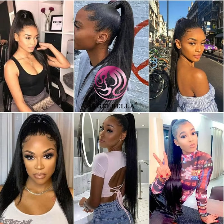 Angelbella 36 Inch Hair Bundles Raw Hair Bundles Indian Unprocessed Wholesale Raw Hair Kinky Straight Bundle