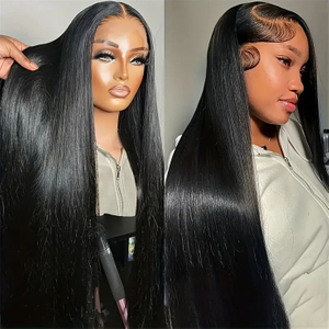 13X4 Lace Frontal Wig Straight Transparent Swiss Lace Front Wig Unprocessed Virgin Human Hair Lace Front Wigs