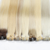 Wholesale Brazilian 100% Raw Virgin Hair Cuticle Aligned Bone Straight Soft Hand Tied Styles Dyed Light Color Natural Genius