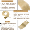 100% Raw Virgin Human Hair I-tip Tape Extensions Cuticle Aligned Bone Straight I-tip Tape Hair Wholesale