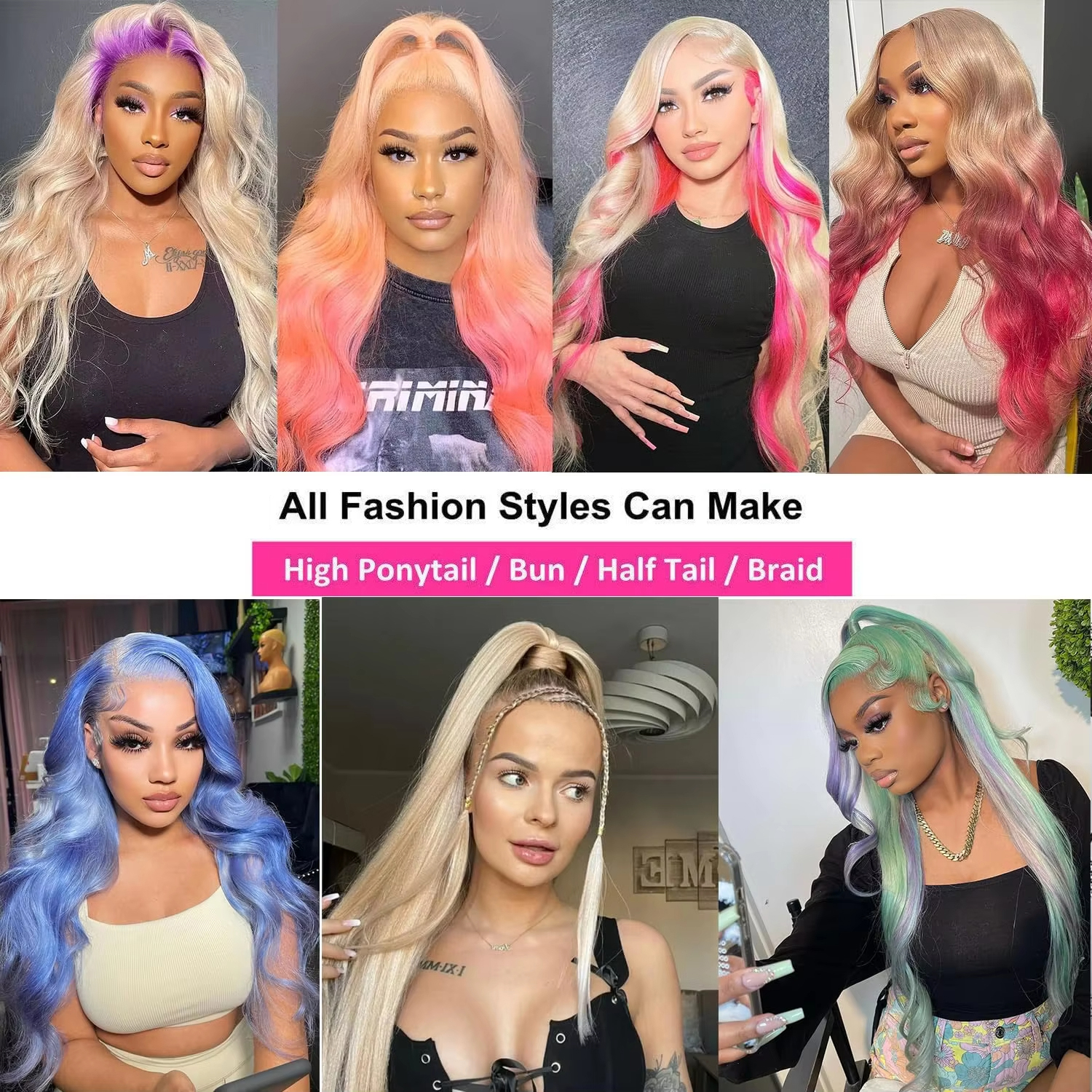 Wholesale 30 Inch 13x4 Glueless Body Wave 613 Blonde Transparent Lace Front Wigs Human Hair Blonde Lace Frontal Wigs for Women