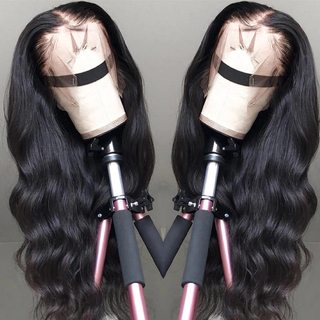 13x4 Transparency Lace Frontal Wigs Body Wave Lace Front Wig With 150% Density