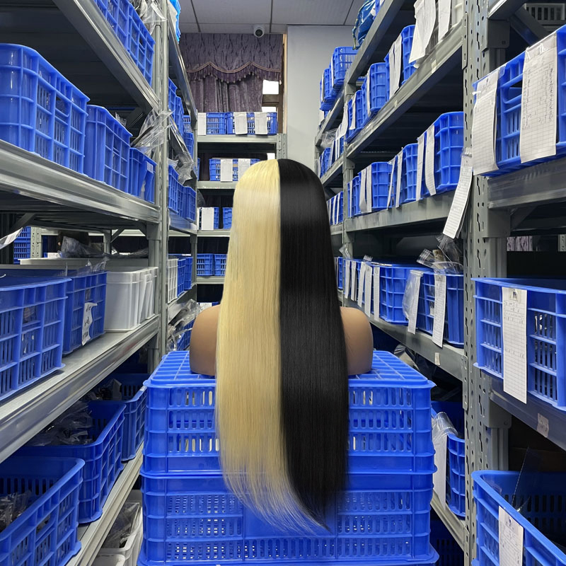 13x4 Frontal 613 Blonde Lace Front Wig Human Hair