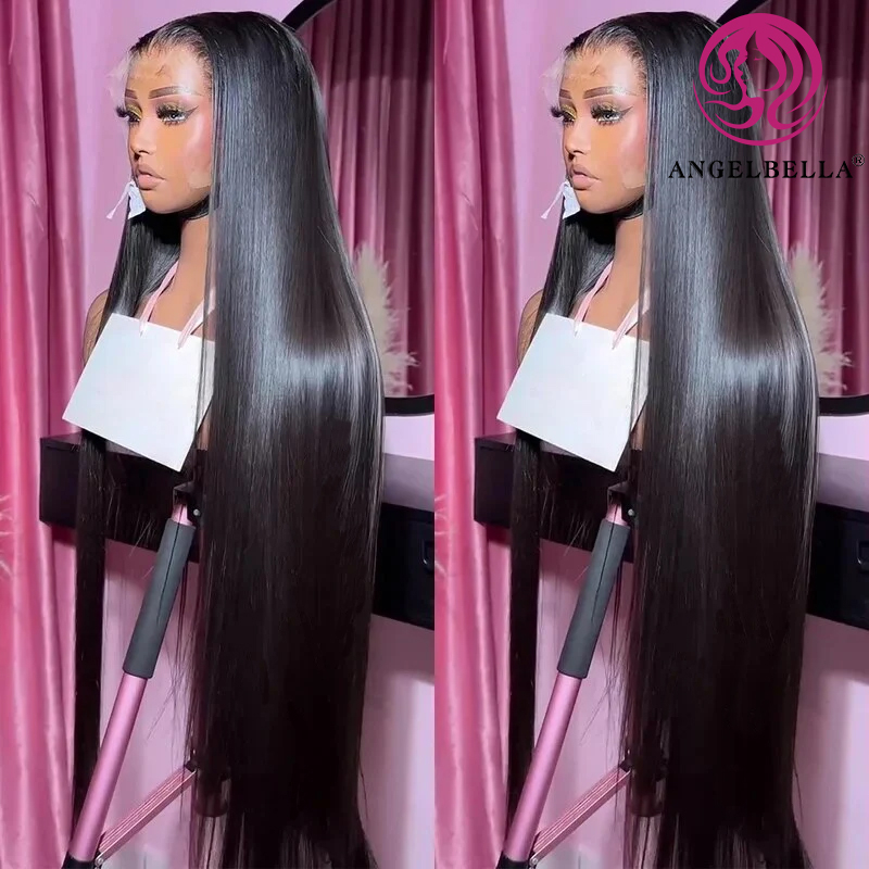 AngelBella Queen Doner Virgin Hair Raw Cuticle Aligned Virgin Raw Indian Hair HD Lace Human Wig