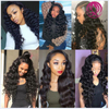 AngelBella Glory Virgin Hair Raw Human Hair 13X4 Loose Deep Wave Hd Full Lace Front Wigs For Black Women