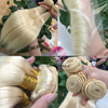 AngelBella Glory Virgin Hair 613 Brazilian Raw Human Hair Straight Blonde Bundles 