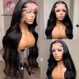 AngelBella Glory Virgin Hair 13X4 Body Wave Natural Human Hair HD Lace Front Wigs
