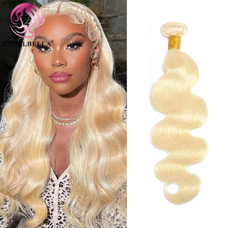 Angelbella Queen Doner Virgin Hair 613 Body Wave Brazilian Raw Virgin Cuticle Aligned Human Hair Bundles 