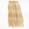 Bone Straight Quality Dyed Natural Style Tied Weft Cuticle Wholesale 100% Raw Virgin Hair Hand Tied Weft Cuticle Aligned