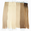 Natural Blonde Tape in Hair Extensions Human Hair Straight Invisible 613 Blonde Bone Straight Tape 100% Raw Virgin Human Hair