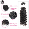 Cheap Virgin Hair Water Wave Natural Black Mink Brazilian Hair Bundles 