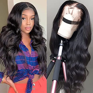 10A Body Wave Lace Front Wigs Human Hair 100% Unprocessed Virgin Human Hair 13x4 Lace Frontal Wigs with Baby Hair