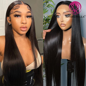 AngelBella Queen Doner Virgin Hair Wholesale 13X4 HD Glueless Pre-Plucked Wig Original Brazilian Hair Wigs Cuticle Aligned Human Hair Wigs