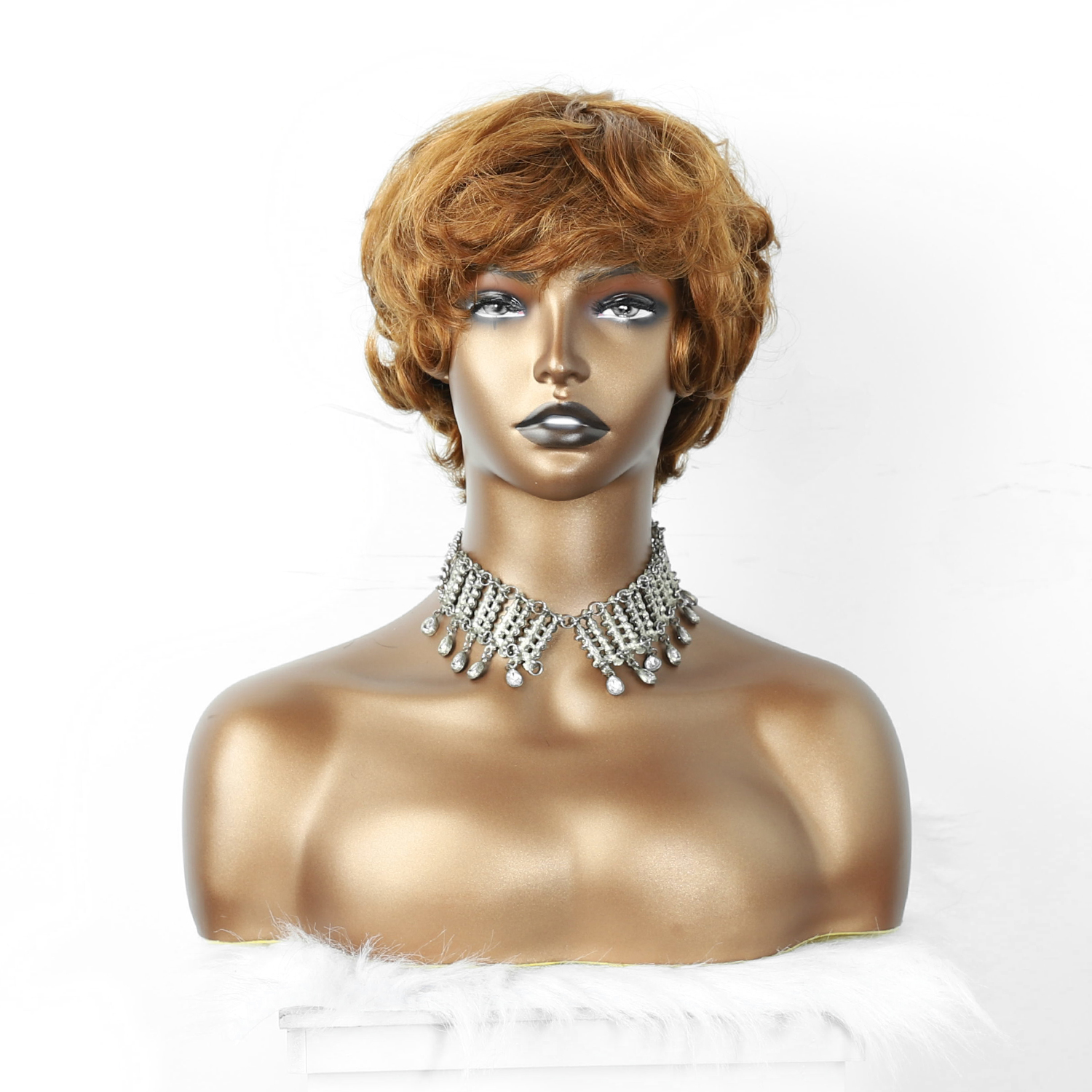  AngelBella DD Diamond Hair New Style Short Bob Wig Factory Price Natural Wave Kinky Curl Loose Curl Styles Brazilian Hair Machine Made Wigs For Black Women