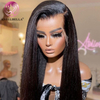 AngelBella Glory Virgin Hair Black 13X4 Customize HD Lace Frontal Real Human Hair Wig