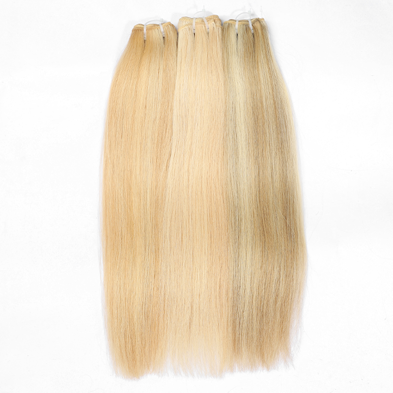 Bone Straight Quality Dyed Natural Style Tied Weft Cuticle Wholesale 100% Raw Virgin Hair Hand Tied Weft Cuticle Aligned