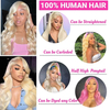  Angelbella High Quality 180% Density 30 Inch Glueless Body Wave Lace Front Wig Vendors 613 Blonde Human Hair Wigs for Black Women