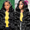 Wholesale 30 Inch Natural Color 220 Density Virgin Human Hair Lace Frontal Wigs 13x4 Body Wave HD Lace Front Wig for Black Women