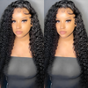 Factory Direct 4X4 5x5 Jerry Curl Glueless Wigs Long Brazilian Virgin Remy Hair Curly HD Human Hair Lace Closure Lace Wig