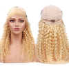 24 Inch Deep Curly 613 Blonde Lace Front Wig 13x1x4 T Part Lace Wigs